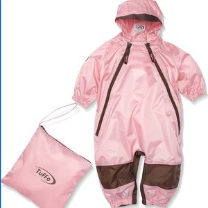 Tuffo Muddy Buddy Coveralls, Pink, 2T